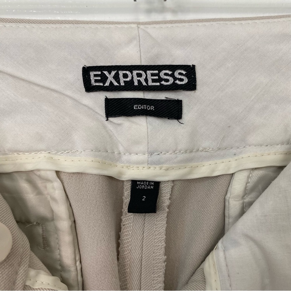 Tan Express Editor Capris - Picture 2 of 3